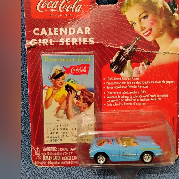 Johnny Lightning #20 coca cola calendar girls series. White lightning 49 mercury - Picture 1 of 2